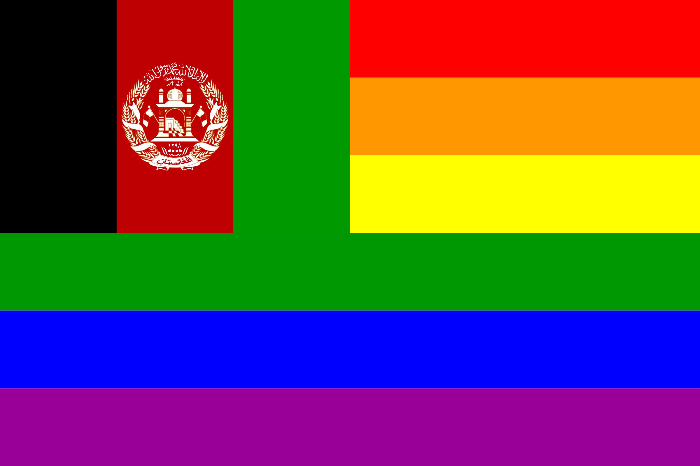 2400x1600 The Afghanistan Rainbow Flag Icons Png