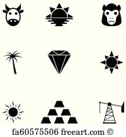 180x195 Free Africa Icon Art Prints And Wall Artwork Freeart