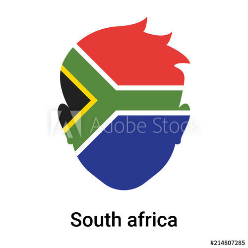 500x500 South Africa Icon Vector Sign And Symbol Isolated On White