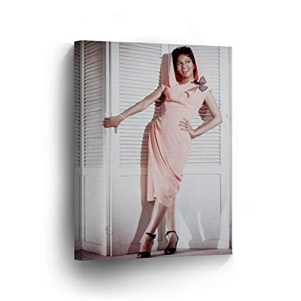 425x425 Dorothy Dandridge Wearing Pink Pretty Dress Colored