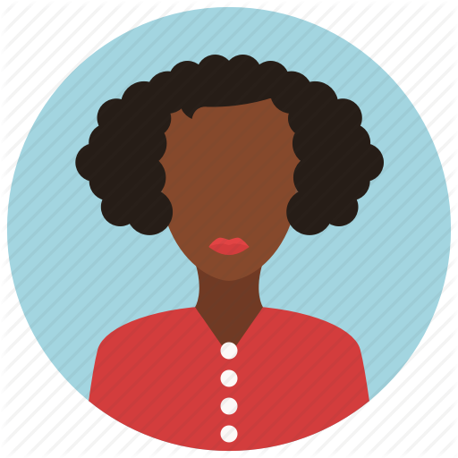 512x512 African, American, Avatar, People, User, Woman Icon
