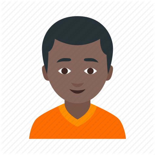 512x512 African, American, Male Icon