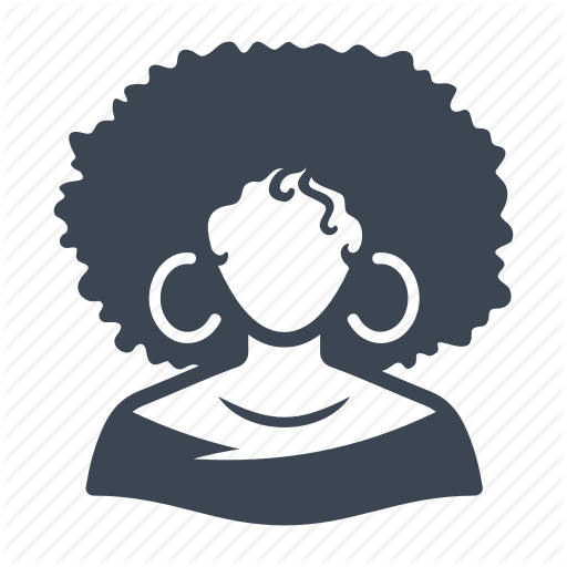 512x512 Afro Woman, Afro American, Avatar, User Icon