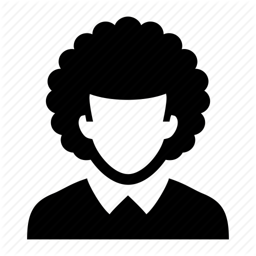 512x512 Afro, Face, Haircut, Male, Man, Portrait Icon