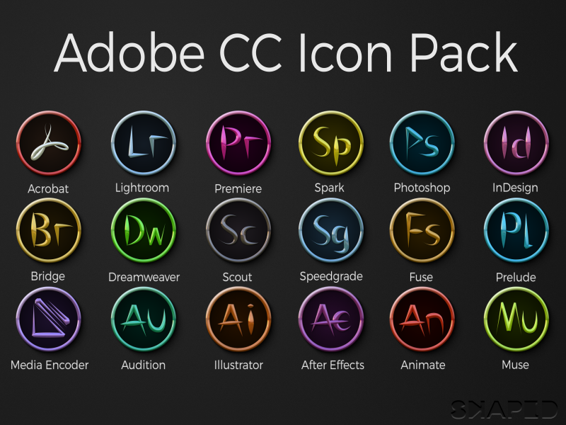 800x600 Adobe Cc Icon Pack