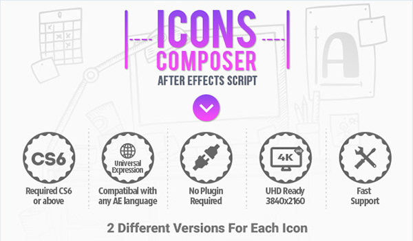 600x351 Icons Composer After Effects Script On Behance