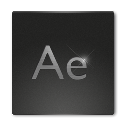 256x256 Adobe After Effects Black Icon, Png Clipart Image