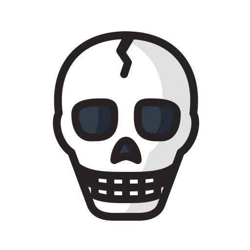 512x512 Danger, Dead, Death, Halloween, Scary, Skeleton, Skull Icon