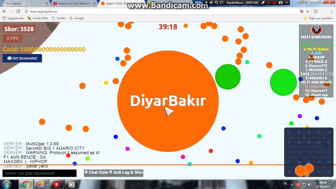 1280x720 Agarz Gold Server Linki Ve Siteyi Verdim