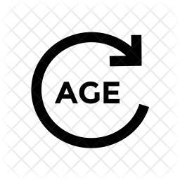 256x256 Age Icon Of Glyph Style