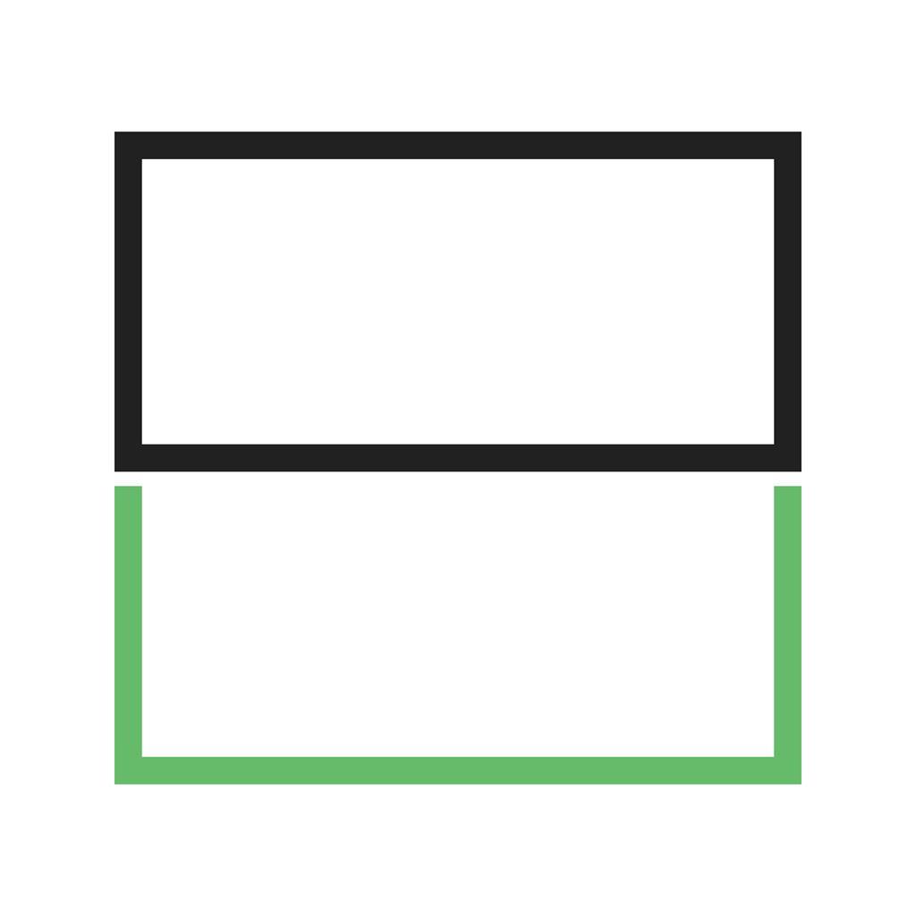 1024x1024 View Agenda Line Green Black Icon