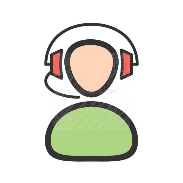 Call Center Agent Line Filled Icon 600x600 Call Center Agent Line Filled Icon