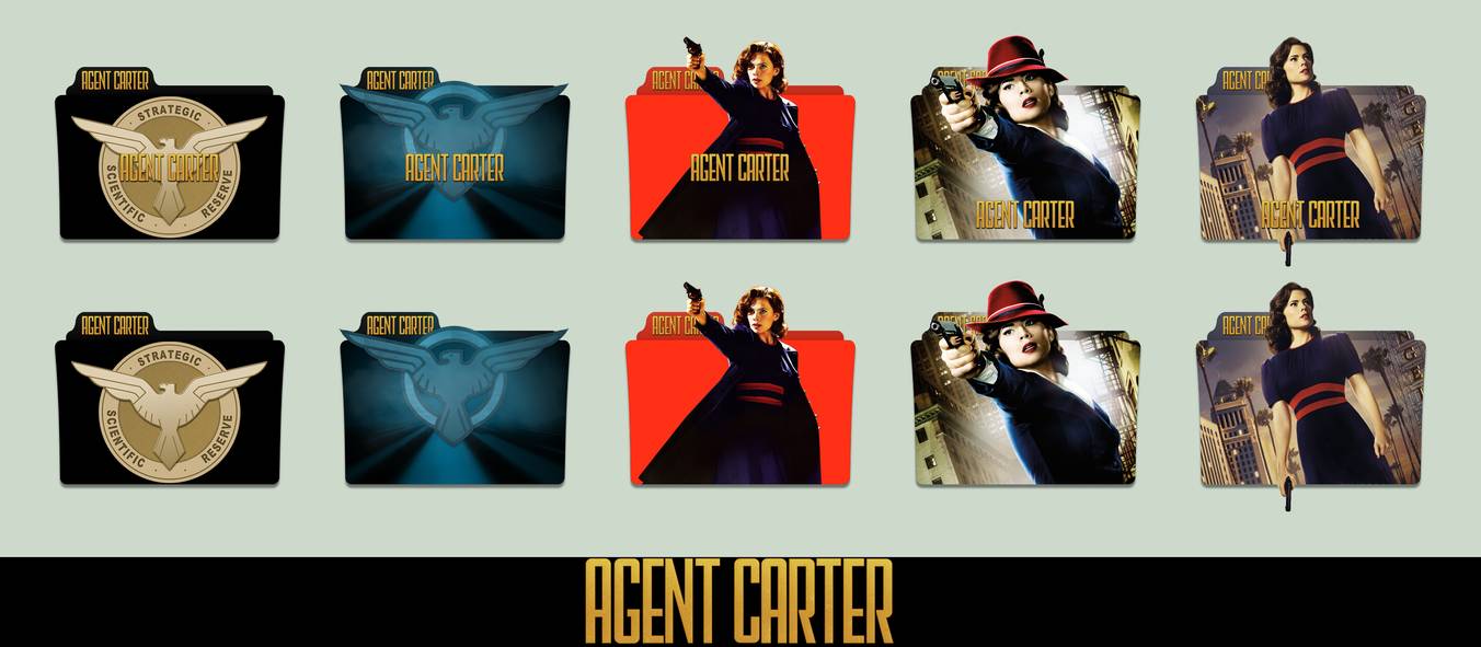 1352x591 Marvel's Agent Carter Folder Icon Pack