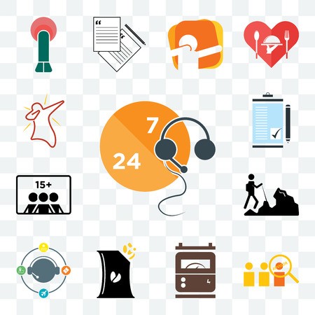 450x450 Set Of Transparent Editable Icons Such As Live Support, Advisor