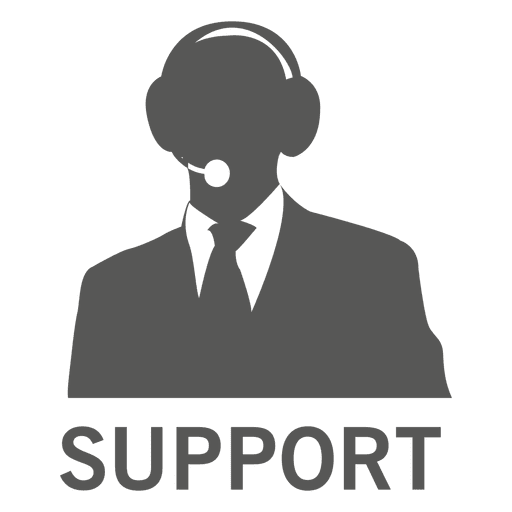 512x512 Male Support Agent Grey Icon