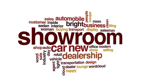 480x270 Video Showroom Animated Word Cloud, Text Design Animation