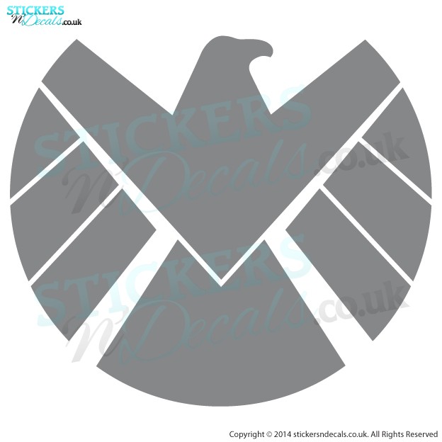 Marvel's S H I E L D Logo Shield Car Sticker Wall Sticker 624x624 Marvel's S H I E L D Logo Shield Car Sticker Wall Sticker
