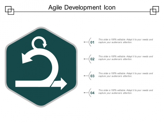 560x420 Agile Development Icon Ppt Powerpoint Presentation Professional