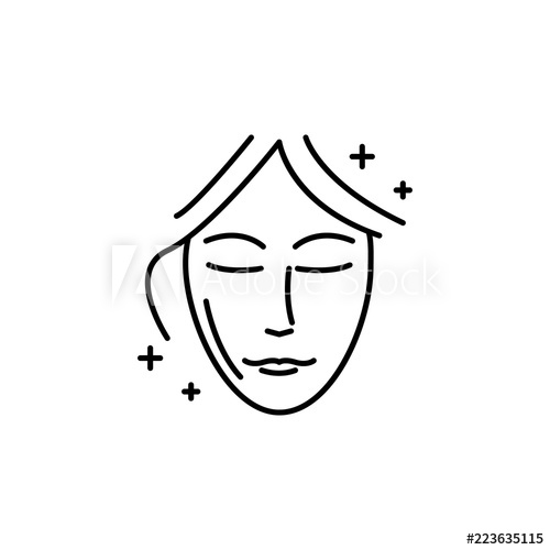 500x500 Face Lift Surgery Beauty Icon Element Of Beauty And Anti Aging