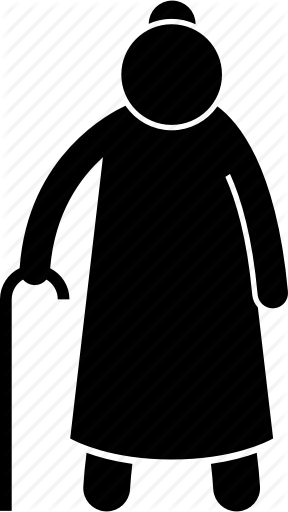 288x512 Age, Aging, Old, Woman Icon