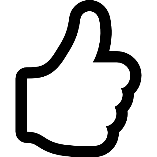 512x512 Like, Hand, Thumb, Agreement, Gestures, Agree Icon