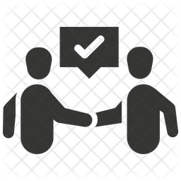 256x256 Agreement Icon Of Glyph Style