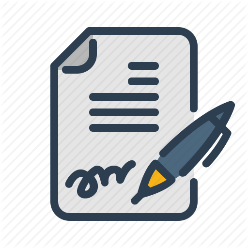 512x512 Agreement, Contract, Pen, Signature Icon
