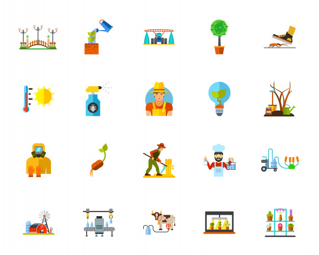 626x500 Agriculture Icon Set Vector Free Download