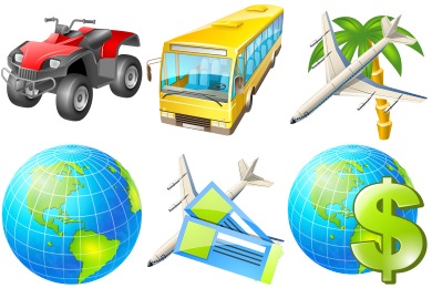 390x260 Free Icons Iconset Travel Icons