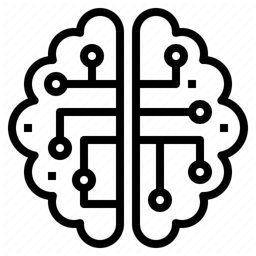 512x512 Artificial, Brain, Digital, Intelligence, Learning, Machine Icon