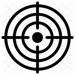 256x256 Aim Icon Of Glyph Style