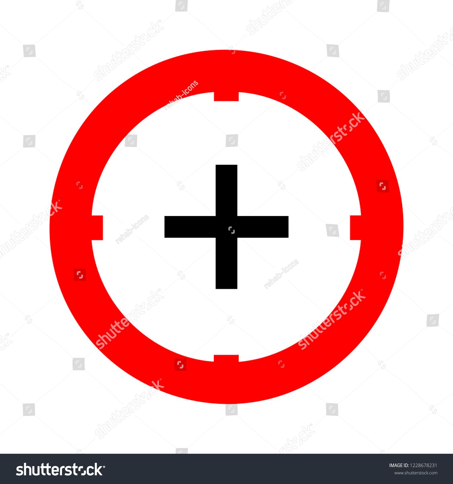 1500x1600 Target Aim Icon, Vector Target Symbol