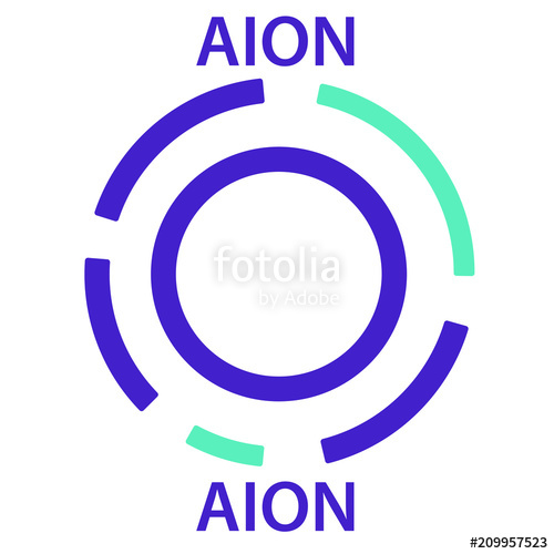 500x500 Aion Coin Cryptocurrency Blockchan Virtual Electronic