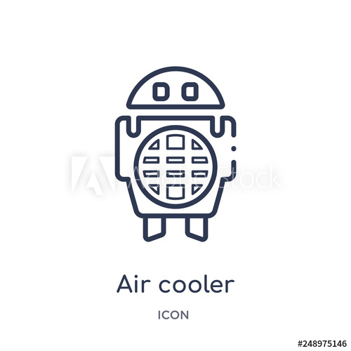500x500 Air Cooler Icon From Technology Outline Collection Thin Line Air
