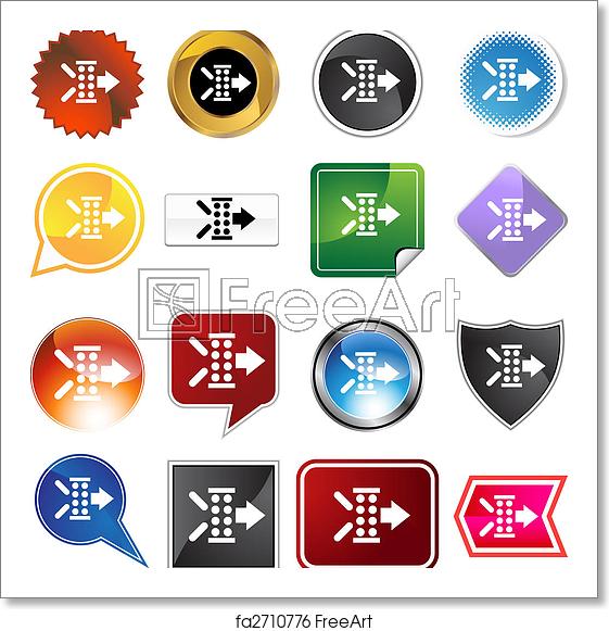 561x581 Free Art Print Of Air Filter Icon Set Air Filter Icon Set