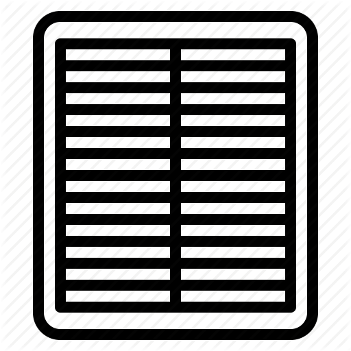 512x512 Air, Automotive, Car, Equipment, Filter Icon