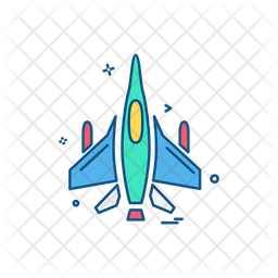 Air Force Icon Of Colored Outline Style 256x256 Air Force Icon Of Colored Outline Style