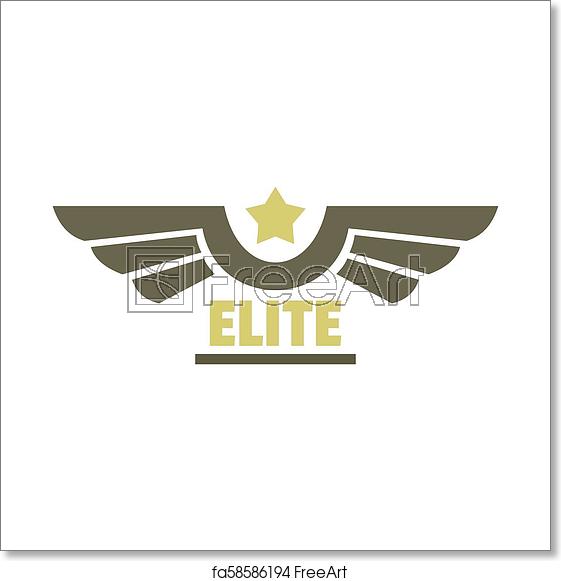 Free Art Print Of Elite Air Force Icon Logo, Flat Style Elite Air 561x581 Free Art Print Of Elite Air Force Icon Logo, Flat Style Elite Air