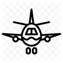 256x256 Air Freight Icon Of Line Style