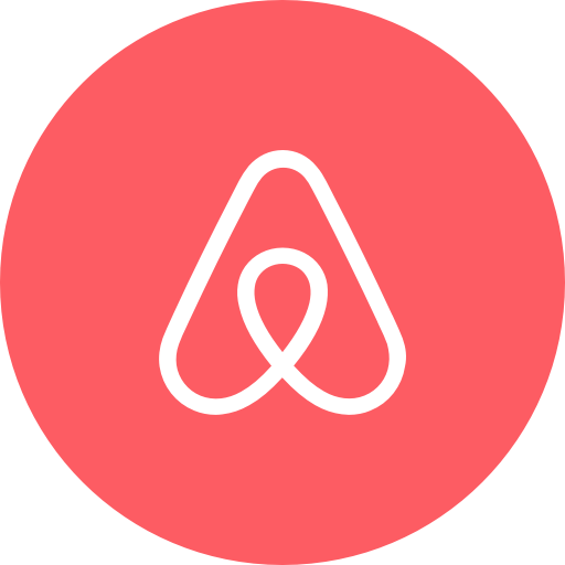 512x512 Airbnb, Circle, Round Icon, Travel Icon