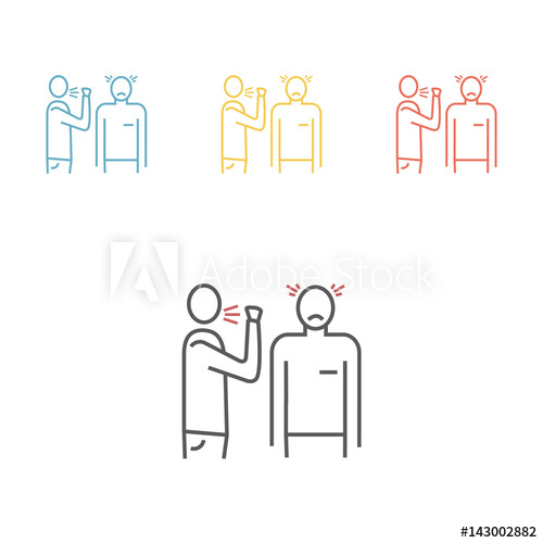 500x500 Airborne Infection Line Icon Vector Sign