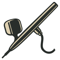 256x256 Airbrush Icon Vintage Iconset Designcontest