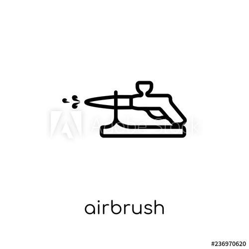 500x500 Airbrush Icon From Collection