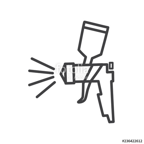 500x500 Airbrush Icon Vector Stock Image And Royalty Free Vector