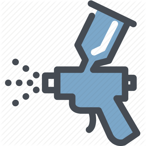 512x512 Airbrush, Car, Color, Dashboard, Paint, Painting, Spray Icon