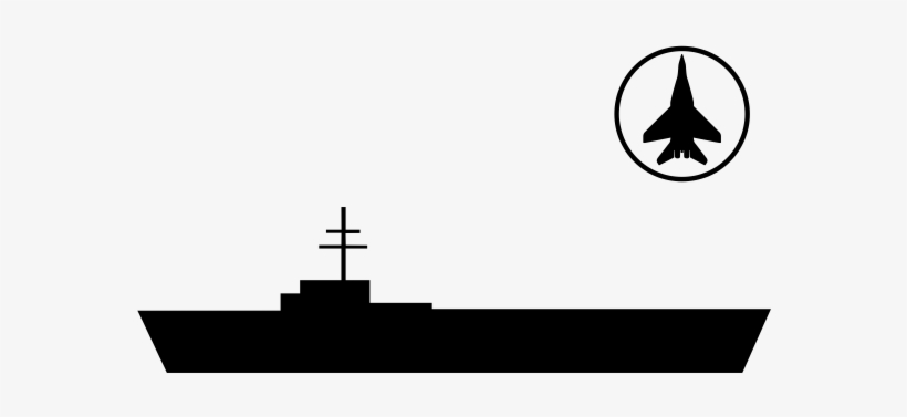 820x377 Aircraft Carrier Icon Png Black