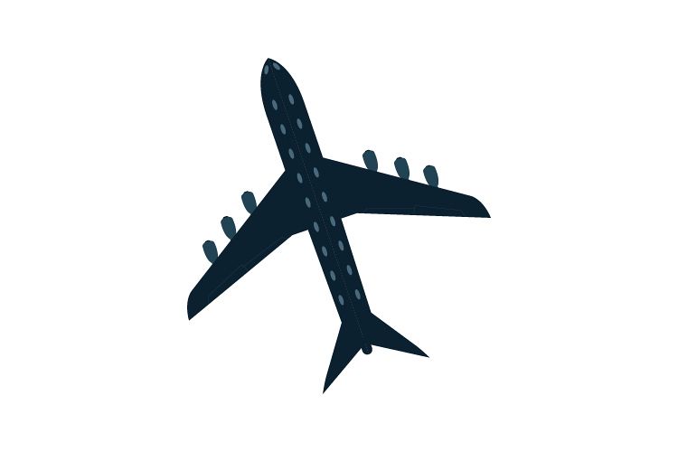 750x500 Plane Icon