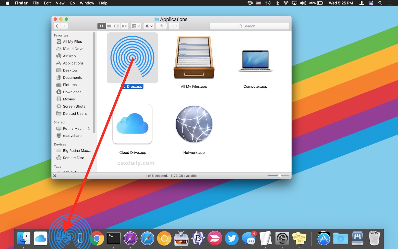 1600x1000 How To Add Airdrop To Dock On Mac For Rapid Access