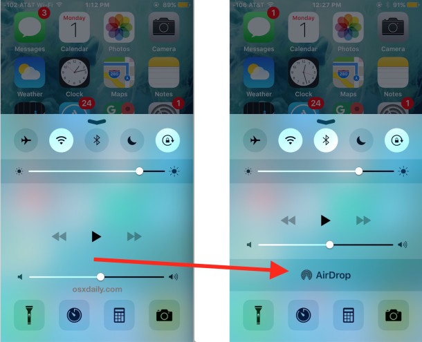 610x495 Airdrop Not Showing Up In Ios Control Center This Is The Easy Fix