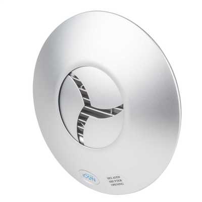 400x400 Airflow Icon Fan Cover Silver